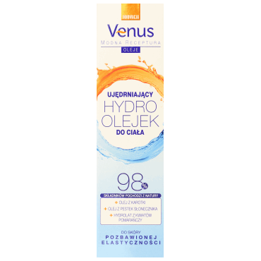 Venus  -  VENUS Modna Receptura, Oleje ujędrniający hydroolejek do ciała, skóra pozbawiona elastyczności 150 ml